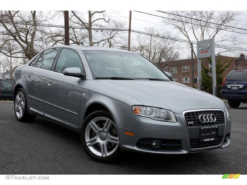 2008 A4 2.0T quattro Sedan - Quartz Grey Metallic / Black photo #40