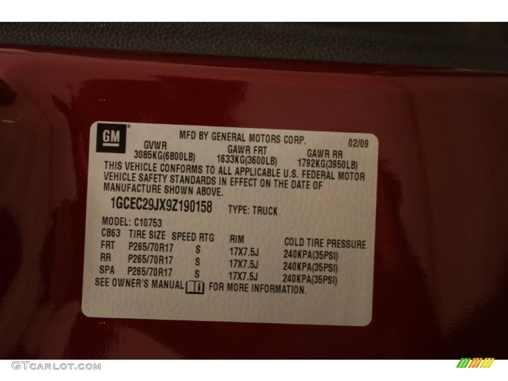 2009 Silverado 1500 LT Extended Cab - Deep Ruby Red Metallic / Ebony photo #17