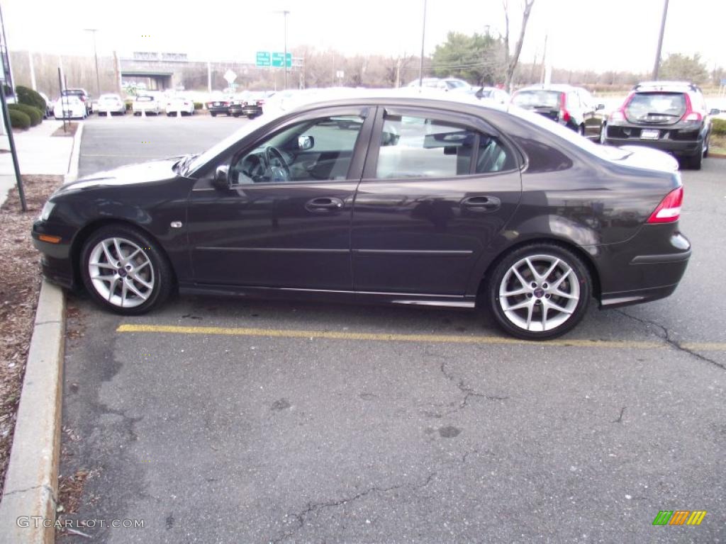 2004 9-3 Aero Sedan - Espresso Black Metallic / Parchment photo #7