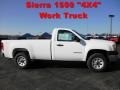 2011 Summit White GMC Sierra 1500 Regular Cab 4x4  photo #1