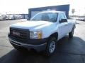 2011 Summit White GMC Sierra 1500 Regular Cab 4x4  photo #3