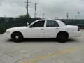 Vibrant White 2007 Ford Crown Victoria Police Interceptor Exterior