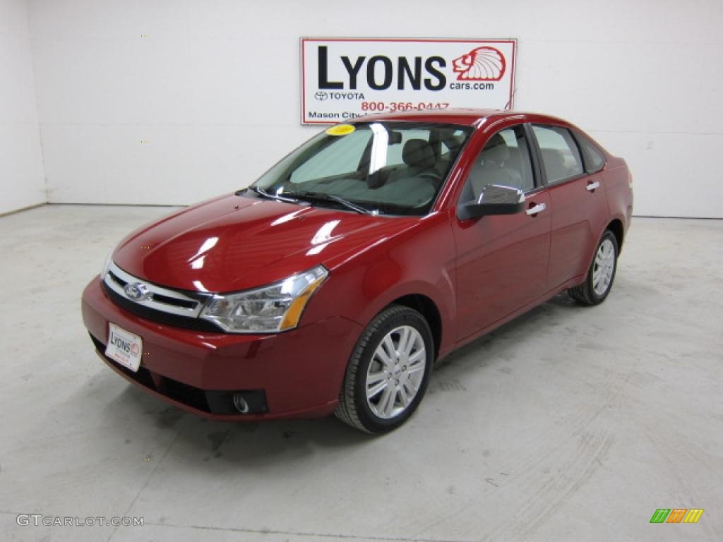 Sangria Red Metallic Ford Focus