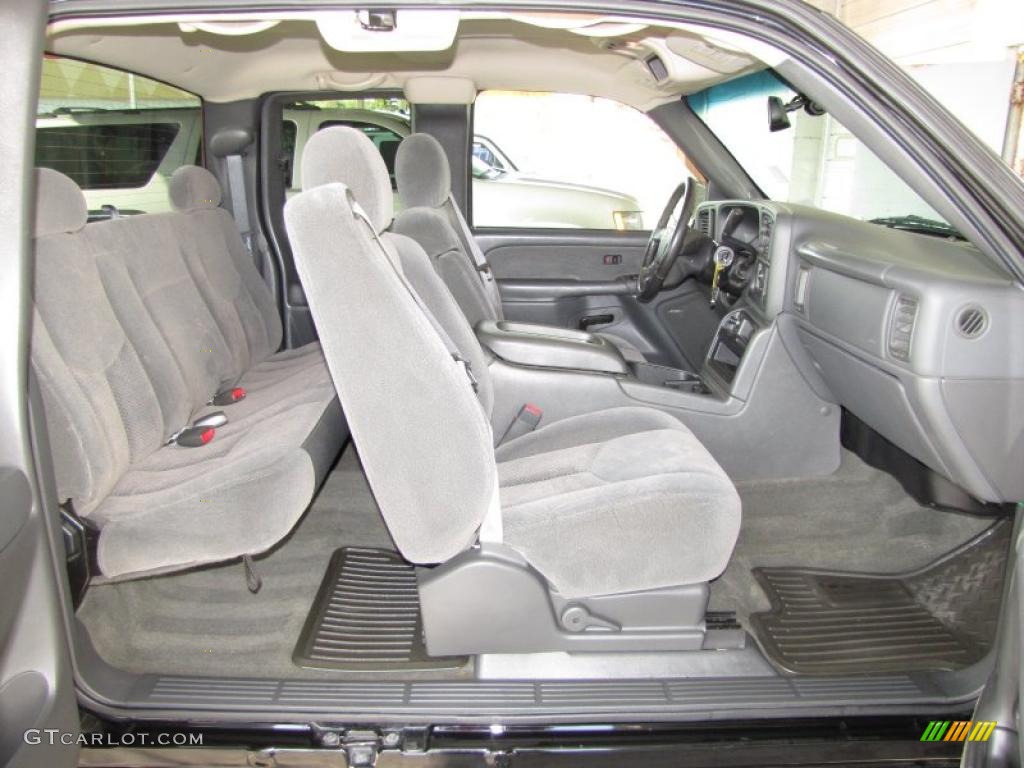 Dark Charcoal Interior 2003 Chevrolet Silverado 1500 LS Extended Cab Photo #47770125