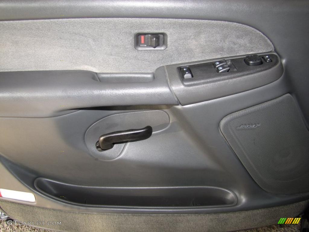 2003 Chevrolet Silverado 1500 LS Extended Cab Dark Charcoal Door Panel Photo #47770140
