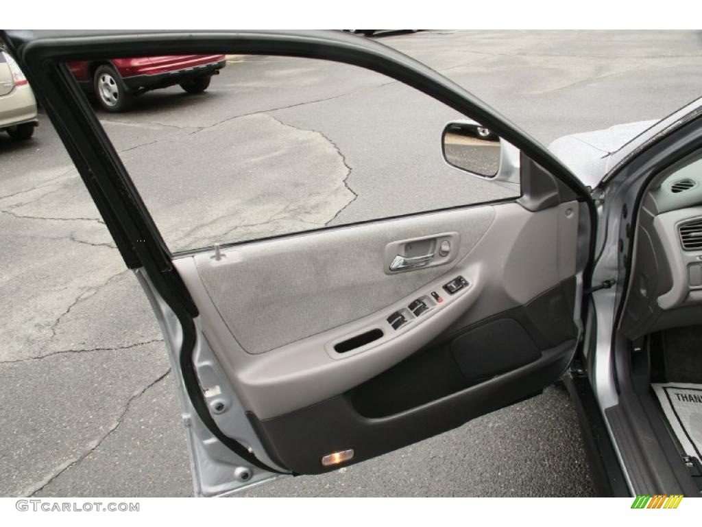 2002 Accord LX V6 Sedan - Satin Silver Metallic / Quartz Gray photo #14