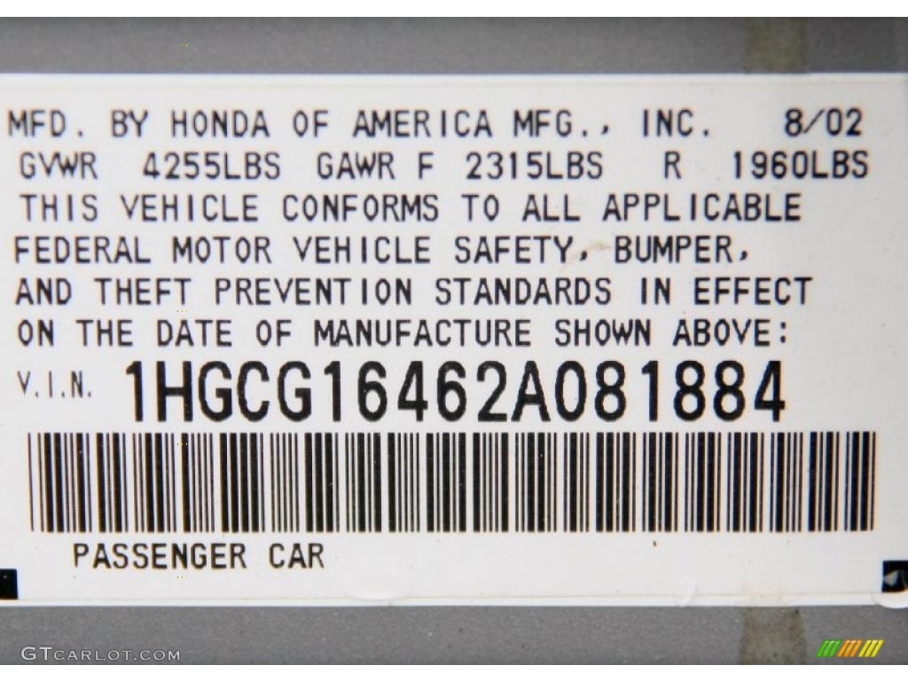 2002 Accord LX V6 Sedan - Satin Silver Metallic / Quartz Gray photo #26