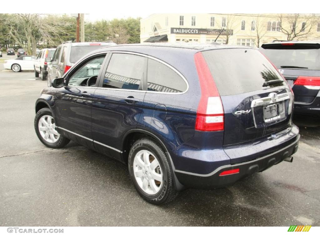 2008 CR-V EX-L 4WD - Royal Blue Pearl / Gray photo #9