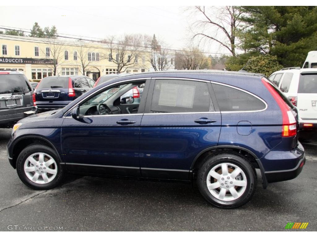 2008 CR-V EX-L 4WD - Royal Blue Pearl / Gray photo #10