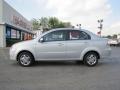 2010 Cosmic Silver Chevrolet Aveo LS Sedan  photo #4