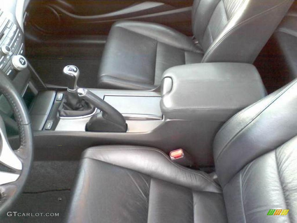 Black Interior 2009 Honda Accord EX-L Coupe Photo #47773095