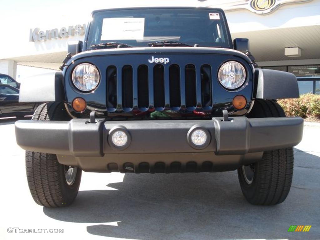 2011 Wrangler Sport S 4x4 - Black / Black photo #8