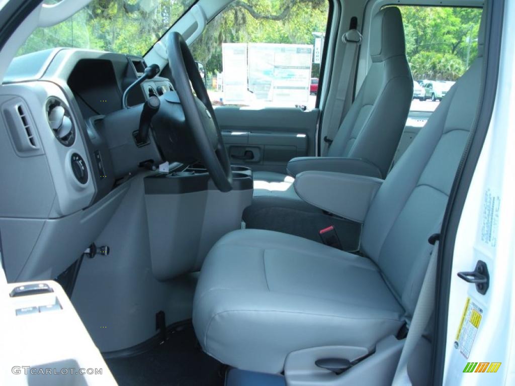 Medium Flint Interior 2011 Ford E Series Van E250 XL Cargo Photo #47777352
