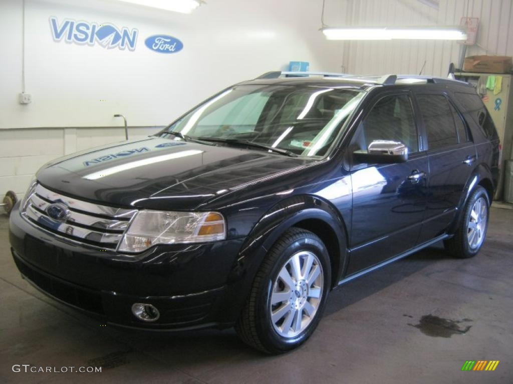 2008 Taurus X Limited AWD - Dark Ink Blue Metallic / Medium Light Stone photo #1