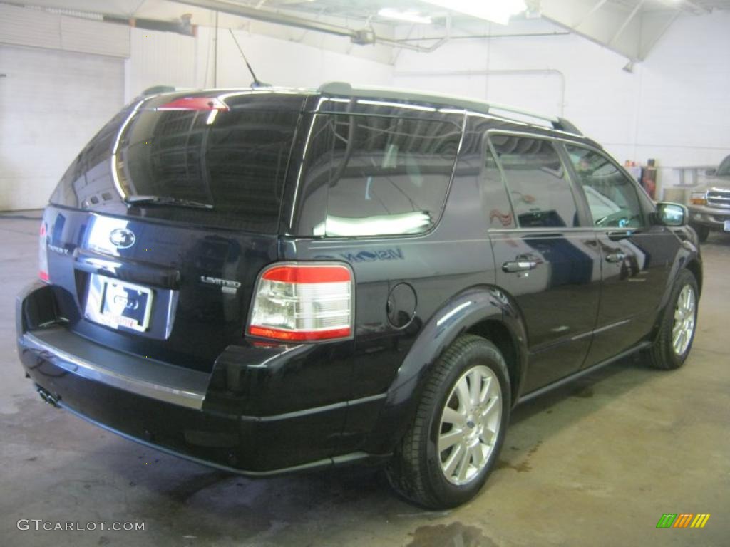 2008 Taurus X Limited AWD - Dark Ink Blue Metallic / Medium Light Stone photo #2