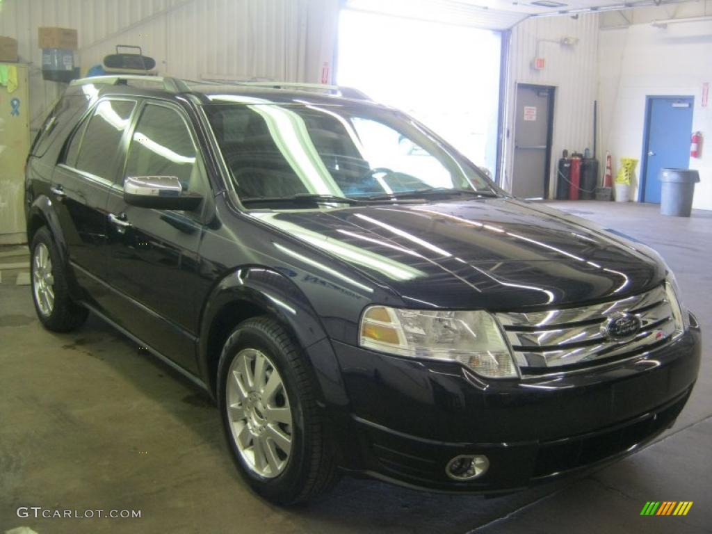 2008 Taurus X Limited AWD - Dark Ink Blue Metallic / Medium Light Stone photo #20