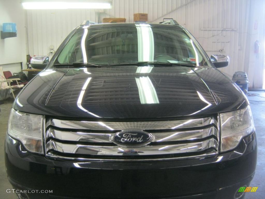 2008 Taurus X Limited AWD - Dark Ink Blue Metallic / Medium Light Stone photo #21