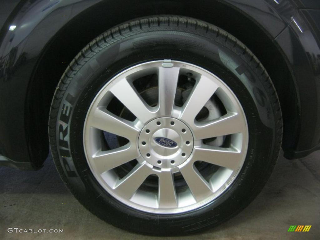 2008 Taurus X Limited AWD - Dark Ink Blue Metallic / Medium Light Stone photo #22