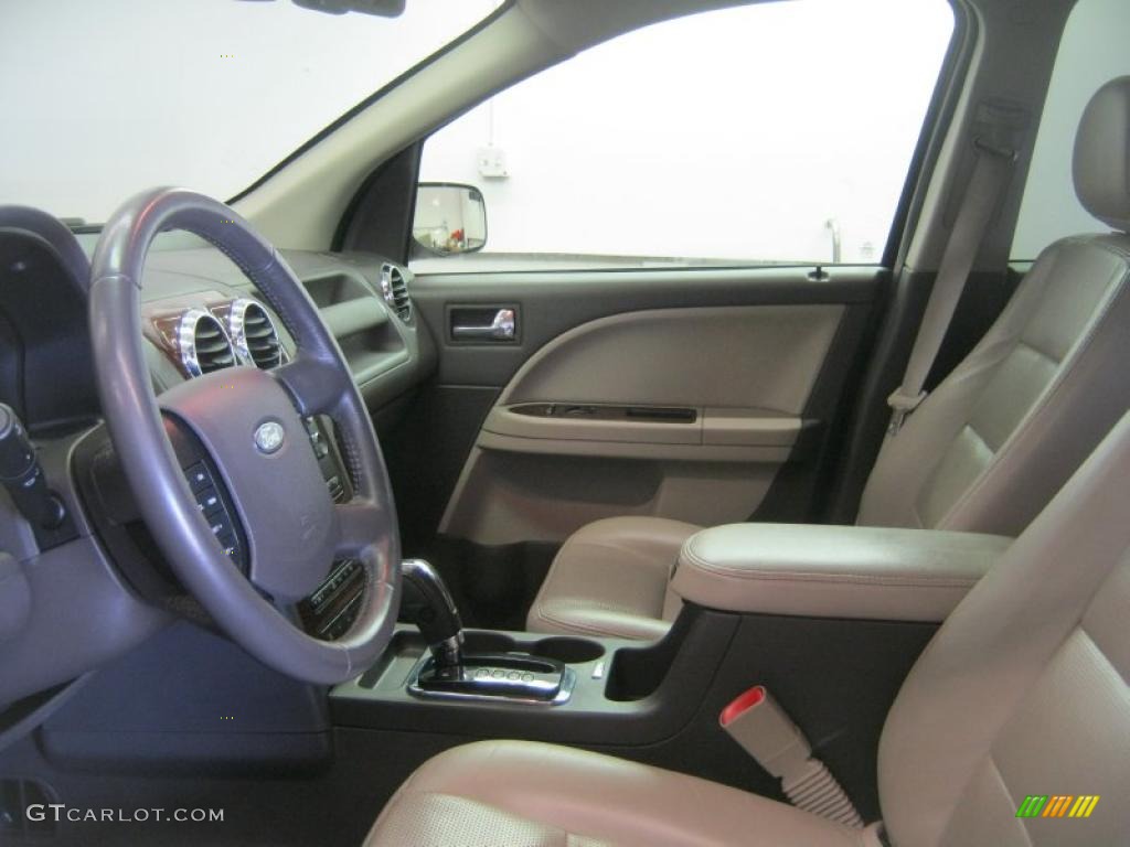 2008 Taurus X Limited AWD - Dark Ink Blue Metallic / Medium Light Stone photo #28