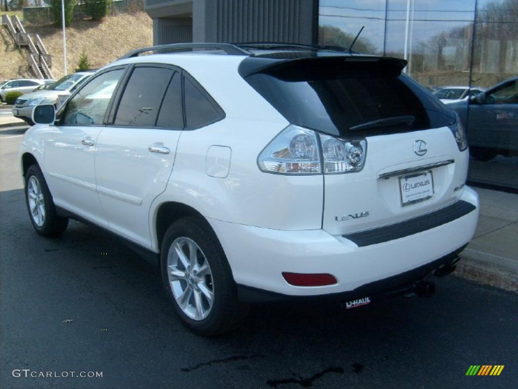 2009 RX 350 AWD - Crystal White Mica / Parchment photo #3