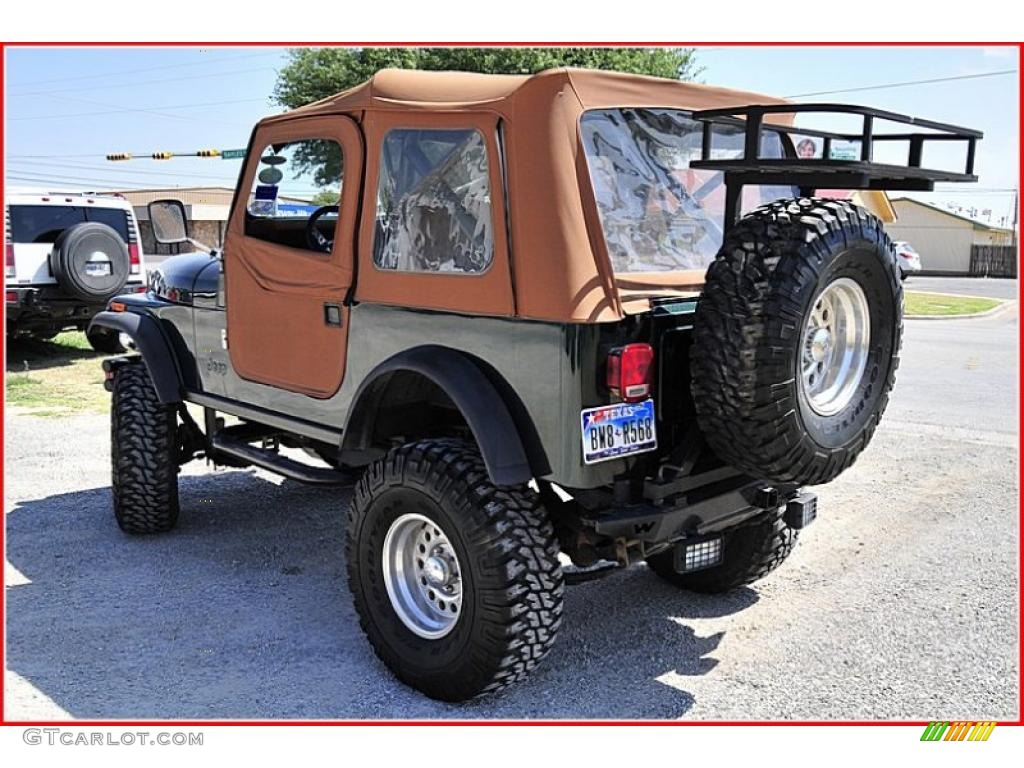 1983 CJ 7 4x4 - Sherwood Green Metallic / Saddle photo #3