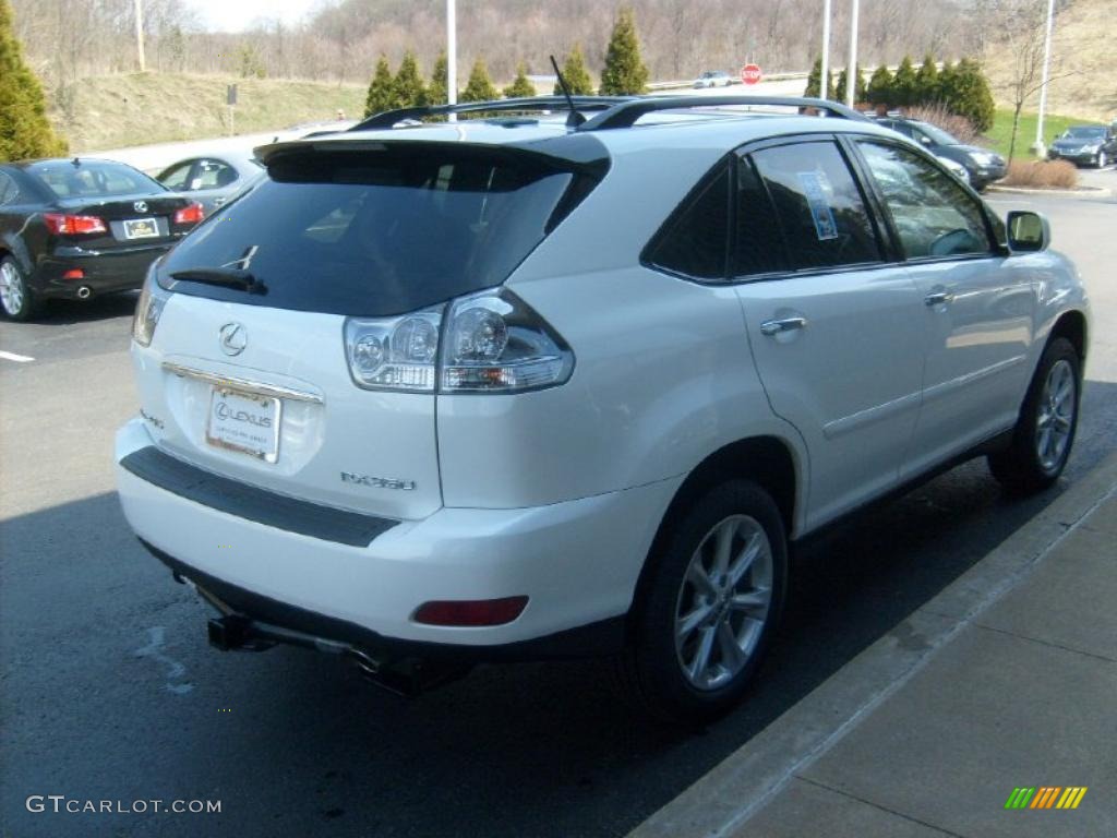 2009 RX 350 AWD - Crystal White Mica / Parchment photo #5