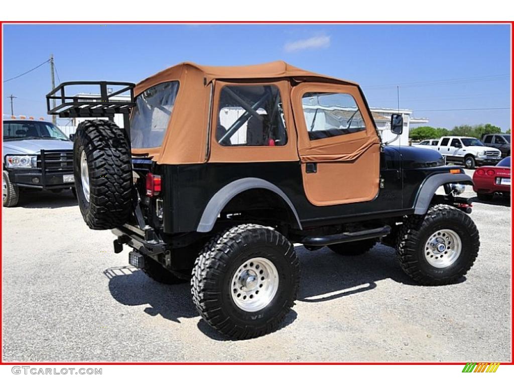 1983 CJ 7 4x4 - Sherwood Green Metallic / Saddle photo #5