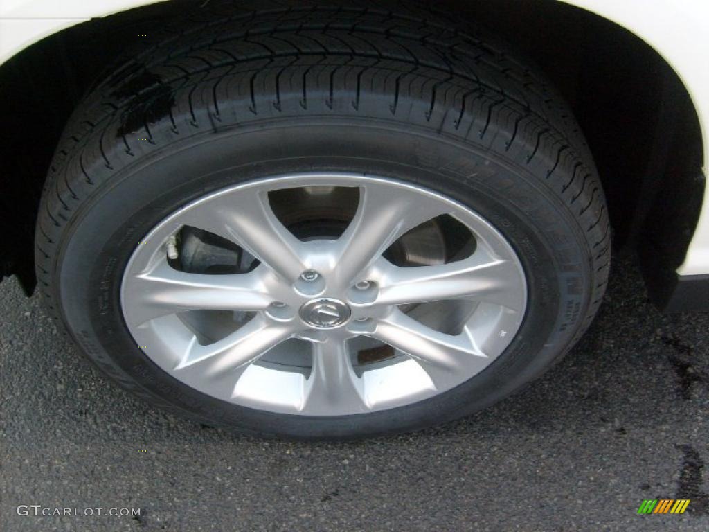 2009 RX 350 AWD - Crystal White Mica / Parchment photo #8