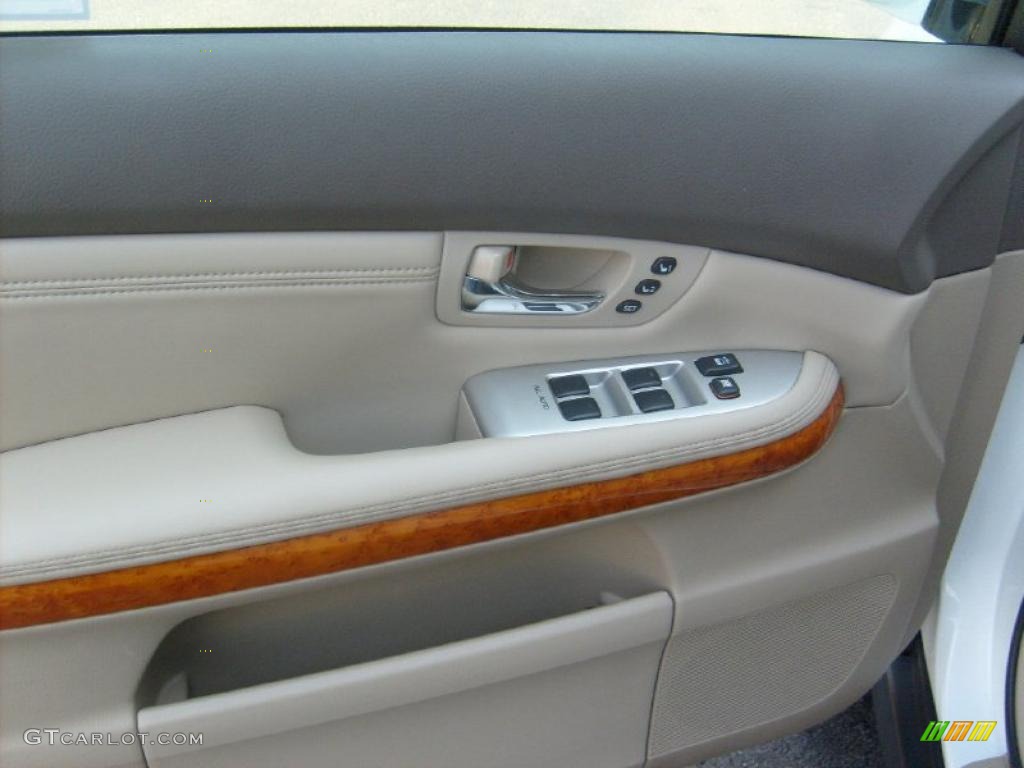 2009 RX 350 AWD - Crystal White Mica / Parchment photo #11