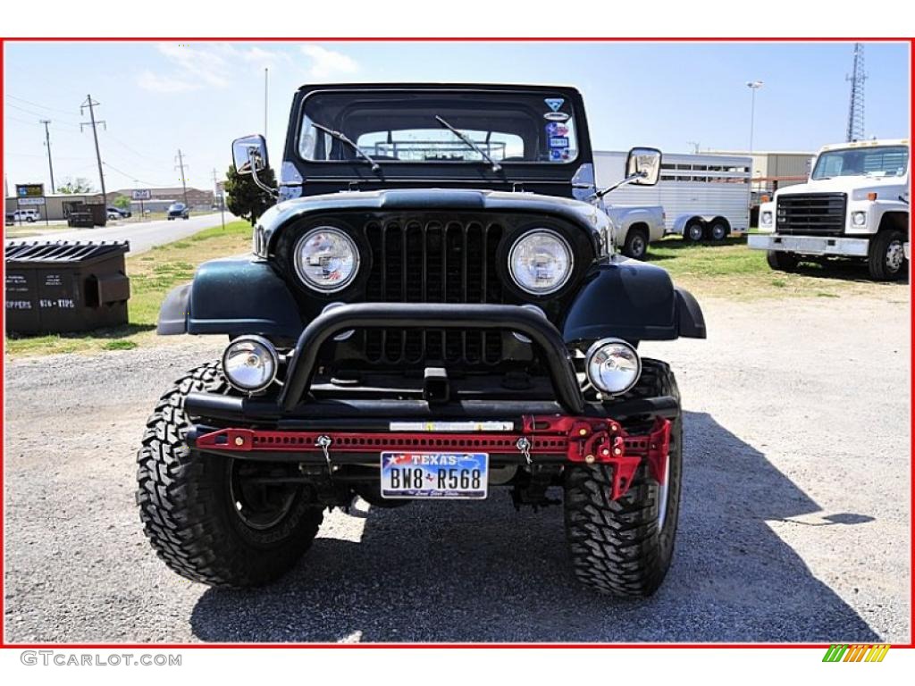 1983 CJ 7 4x4 - Sherwood Green Metallic / Saddle photo #10