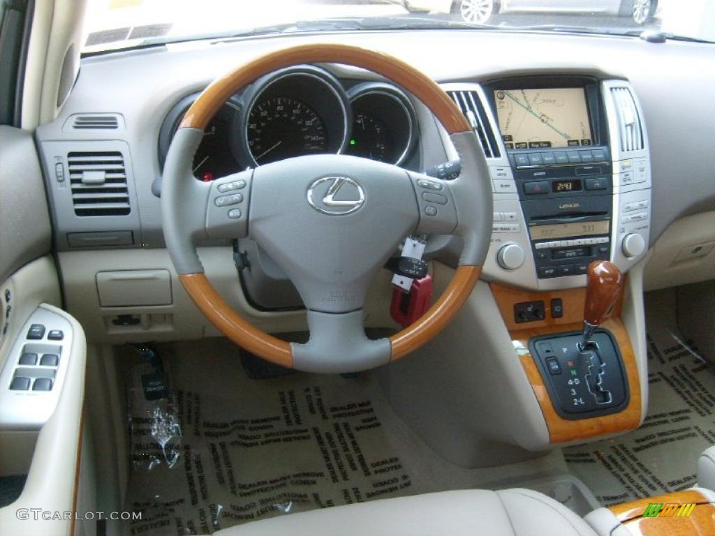 2009 RX 350 AWD - Crystal White Mica / Parchment photo #14