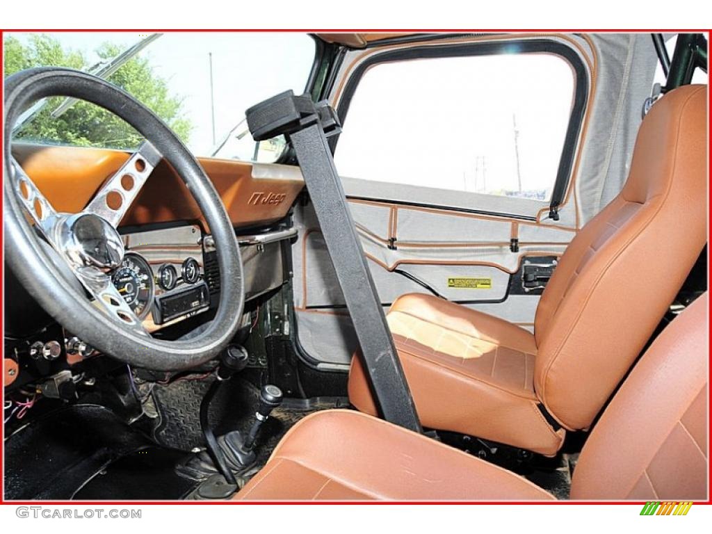 1983 CJ 7 4x4 - Sherwood Green Metallic / Saddle photo #21