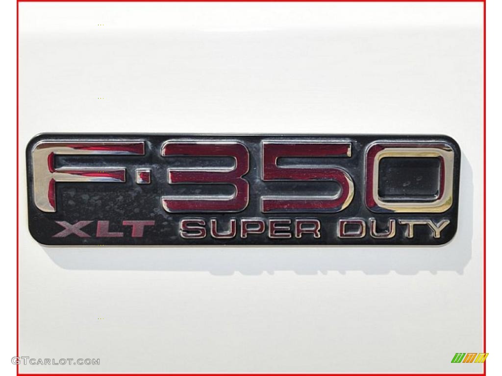 2003 Ford F350 Super Duty XLT Crew Cab 4x4 Dually Marks and Logos Photo #47781744