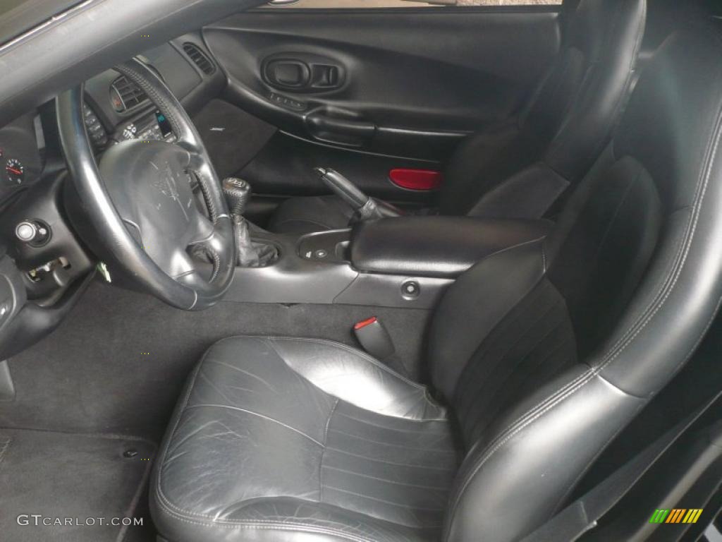 Black Interior 1999 Chevrolet Corvette Coupe Photo #47782731