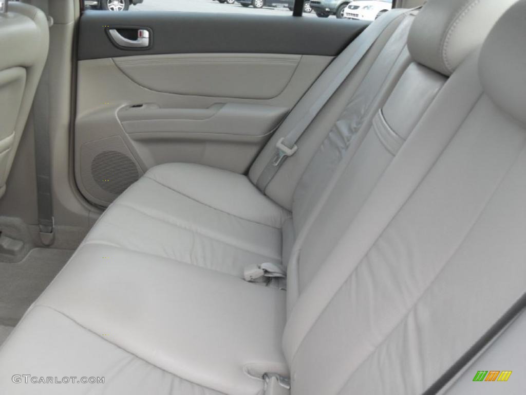 2008 Sonata Limited V6 - Dark Cherry Red / Gray photo #15