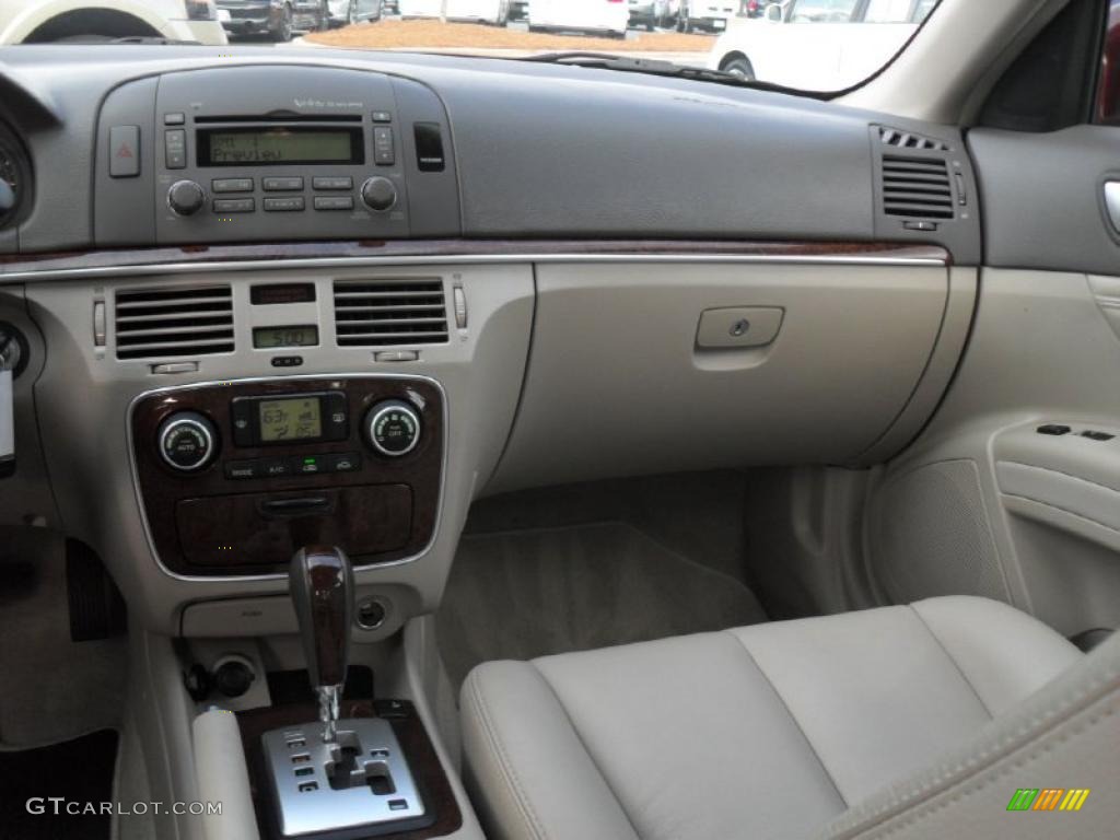 2008 Sonata Limited V6 - Dark Cherry Red / Gray photo #17