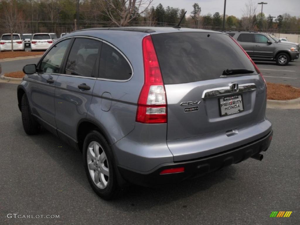 2008 CR-V EX 4WD - Glacier Blue Metallic / Gray photo #2