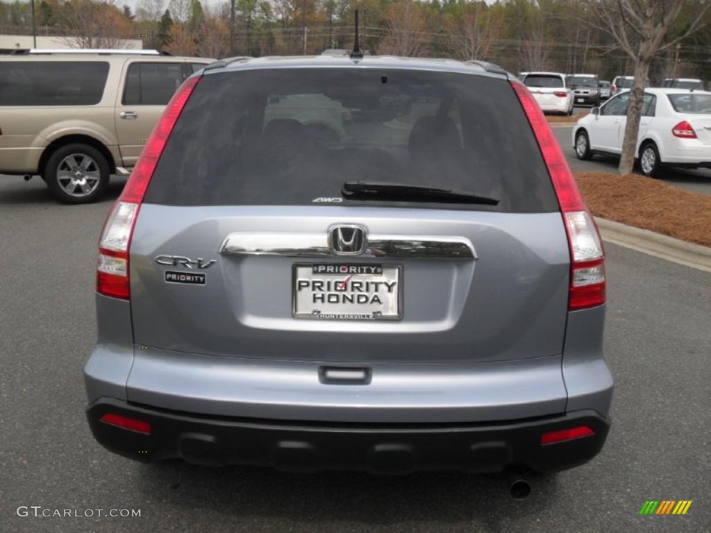 2008 CR-V EX 4WD - Glacier Blue Metallic / Gray photo #3