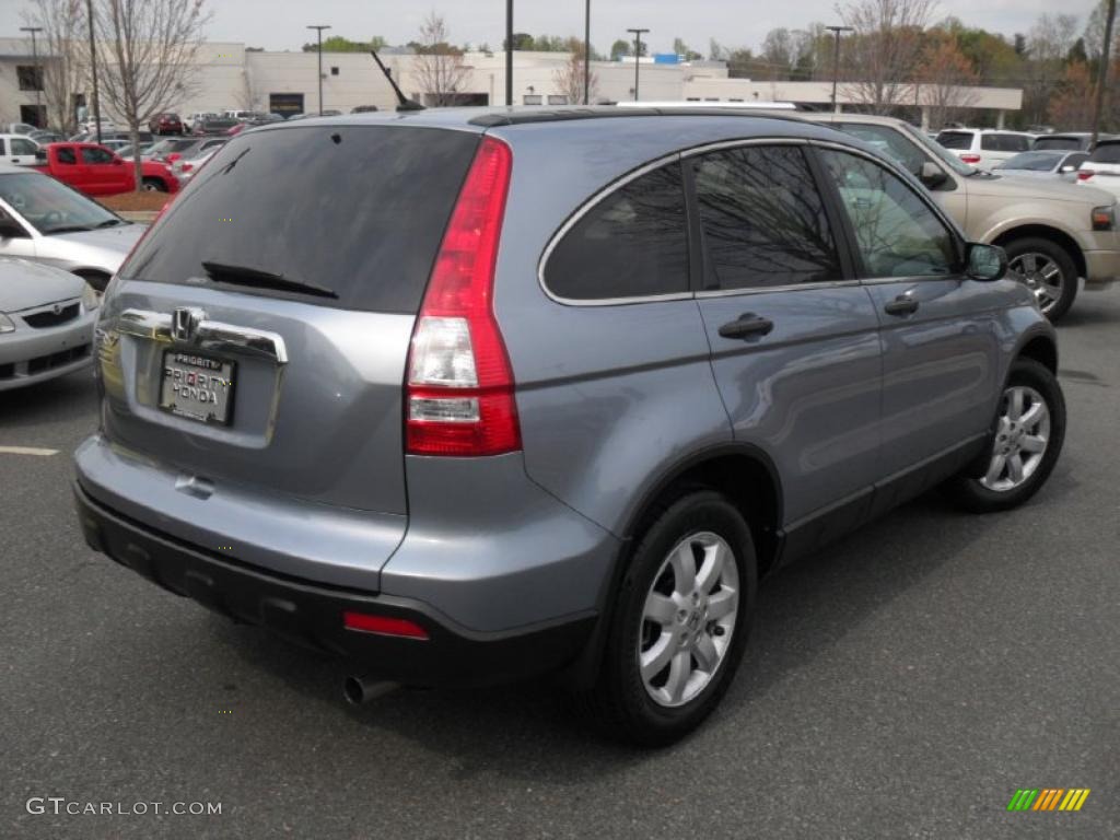 2008 CR-V EX 4WD - Glacier Blue Metallic / Gray photo #4