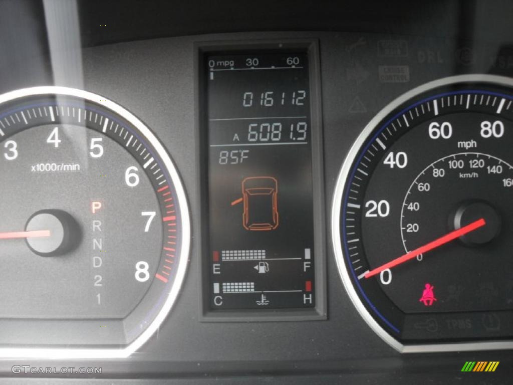 2008 CR-V EX 4WD - Glacier Blue Metallic / Gray photo #14