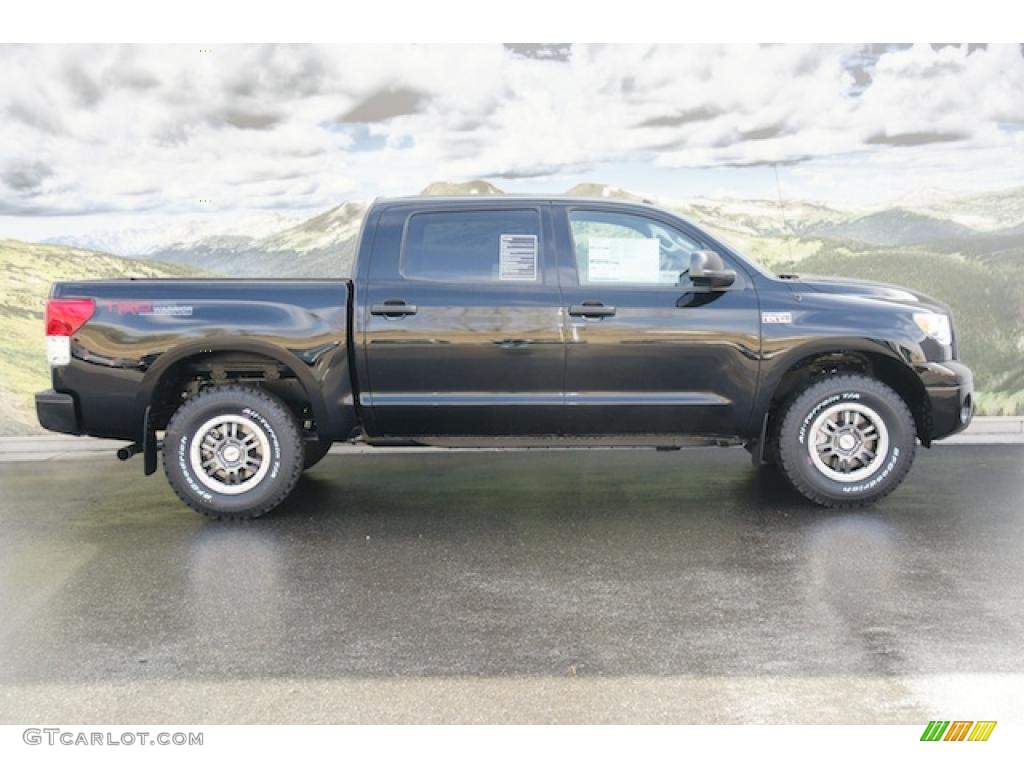 2011 Tundra TRD Rock Warrior CrewMax 4x4 - Black / Black photo #2