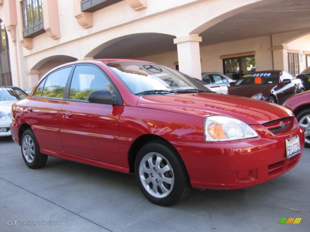 Classic Red Kia Rio