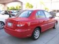 2004 Classic Red Kia Rio Sedan  photo #2