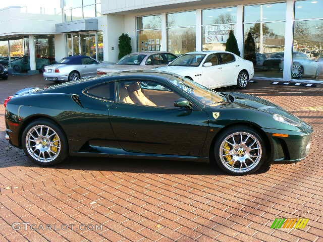 2008 F430 Coupe - Verde Zeltweg (Metallic Green) / Natural (Saddle) photo #2