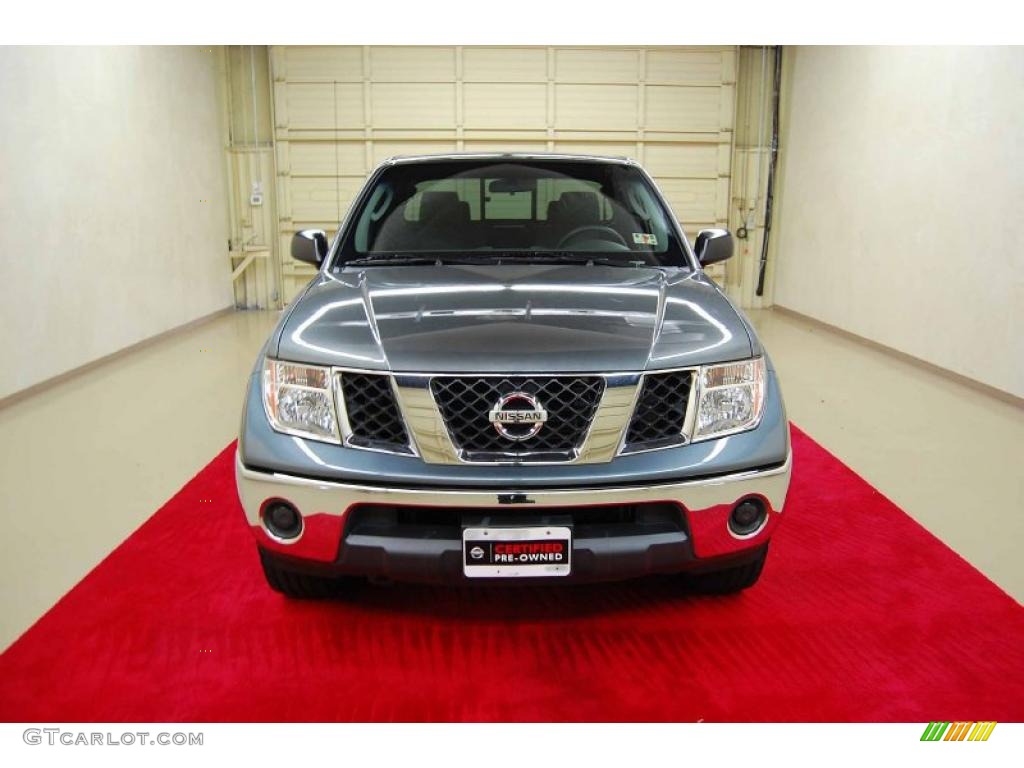 2008 Frontier SE V6 King Cab - Storm Grey / Graphite photo #2