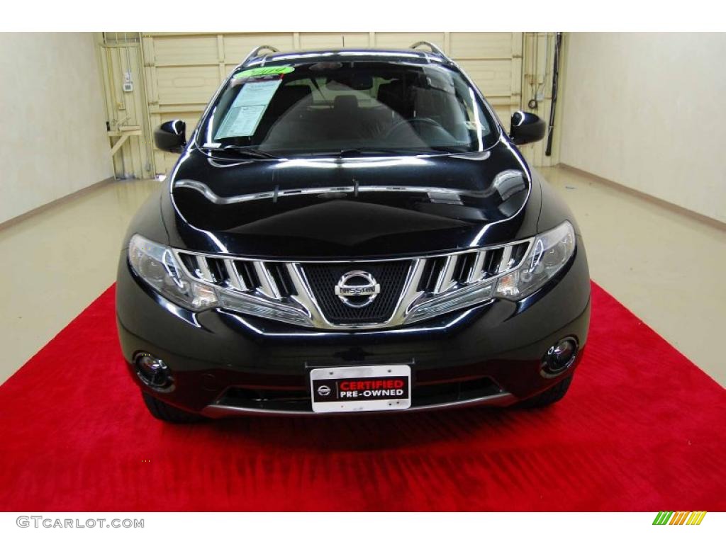 2009 Murano SL - Super Black / Black photo #2