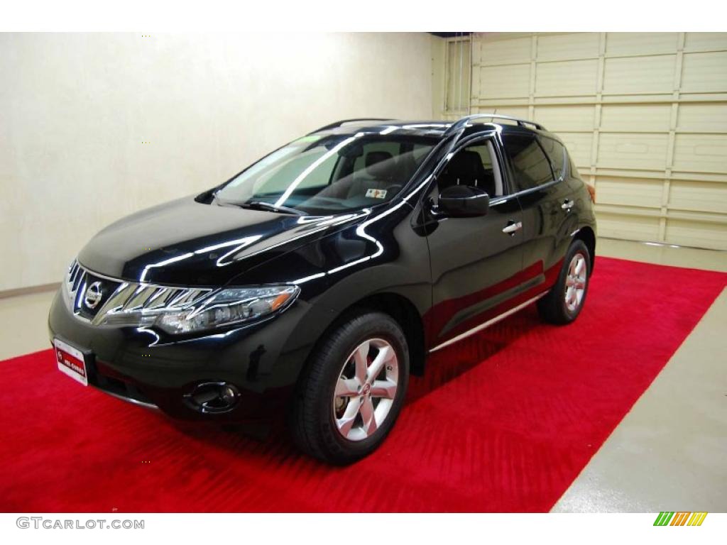 2009 Murano SL - Super Black / Black photo #3