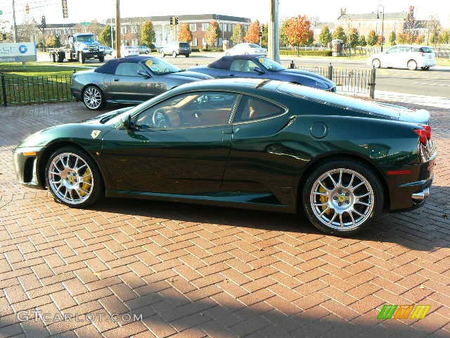 2008 F430 Coupe - Verde Zeltweg (Metallic Green) / Natural (Saddle) photo #4