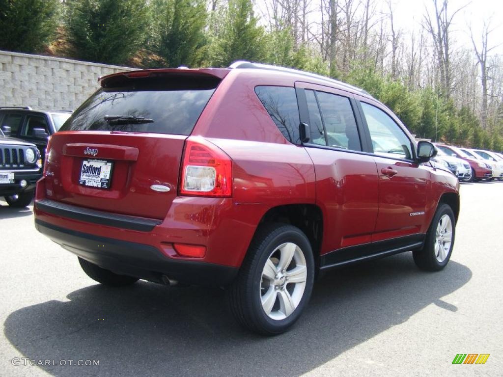 Deep Cherry Red Crystal Pearl 2011 Jeep Compass 2.4 Latitude 4x4 Exterior Photo #47788164