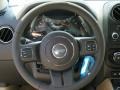 Dark Slate Gray/Light Pebble Beige 2011 Jeep Compass 2.4 Latitude 4x4 Steering Wheel